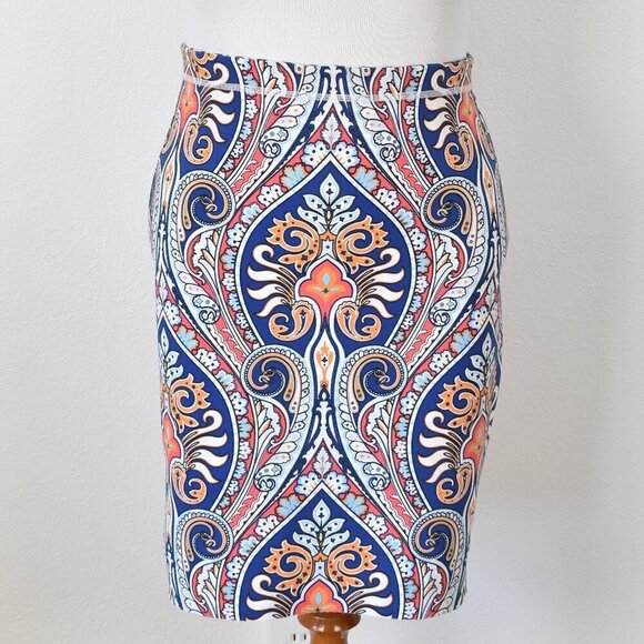 J. McLaughlin Reversible Halle Pencil Skirt - L - Picture 2 of 10